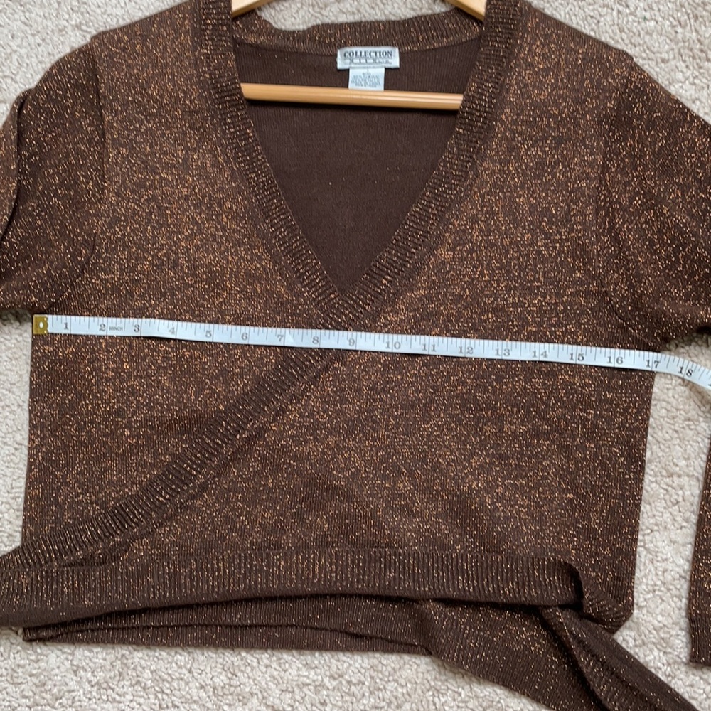 Y2K Vintage cropped bolero cardigan Size S - Picture 6 of 8